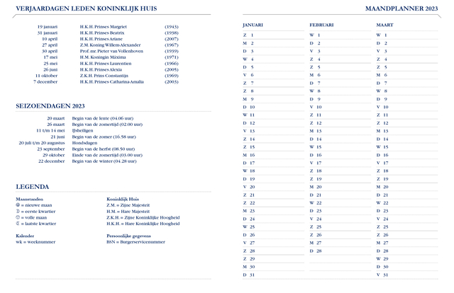 Agenda 2025 Ryam Weekplan Plus Mundior groot letter 7dagen/2pagina's assorti