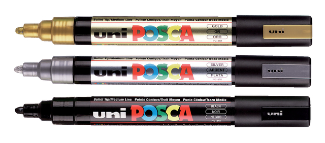 Brushverfstift Posca PCF350 1-10mm lichtblauw