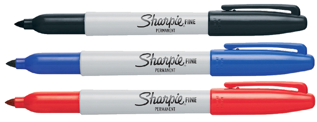 Viltstift Sharpie rond fijn blauw