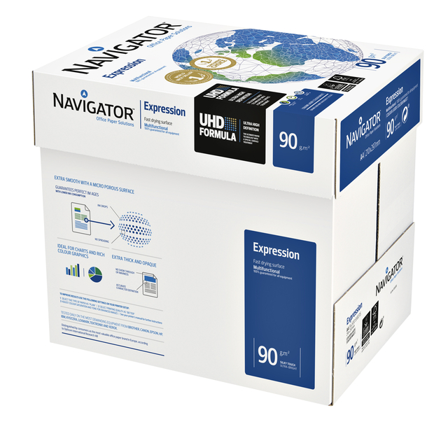 Kopieerpapier Navigator Expression A4 90gr wit 500 vel