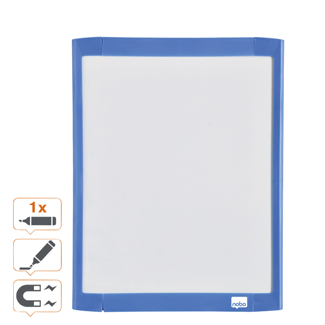 Whiteboard Nobo 21.6x28cm magnetisch assorti