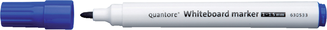 Whiteboardstift Quantore rond 1-1.5mm blauw