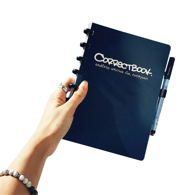 Notitieboek Correctbook A5 lijn 40blz midnight blue