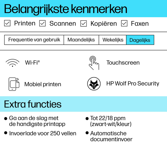 Multifunctional inktjet printer HP Officejet 9120E