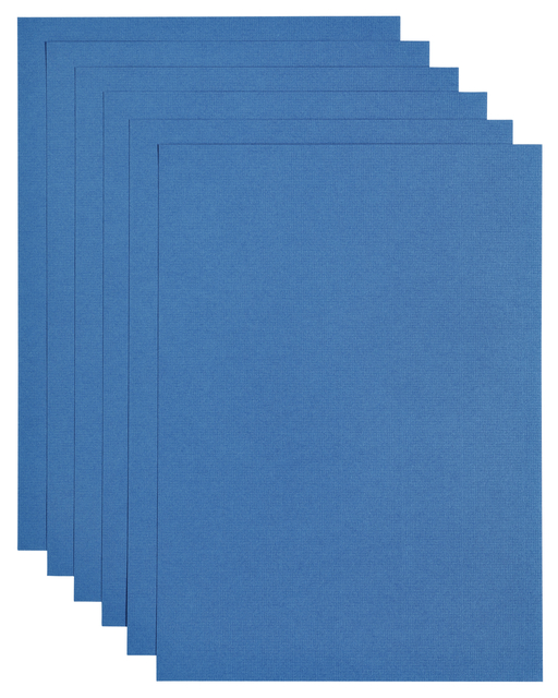 Kopieerpapier Papicolor A4 200gr 6 vel royal blue