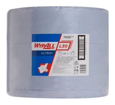 Kimberly Clark WypAll Poetsrol L40 3lgs Blauw 750vel