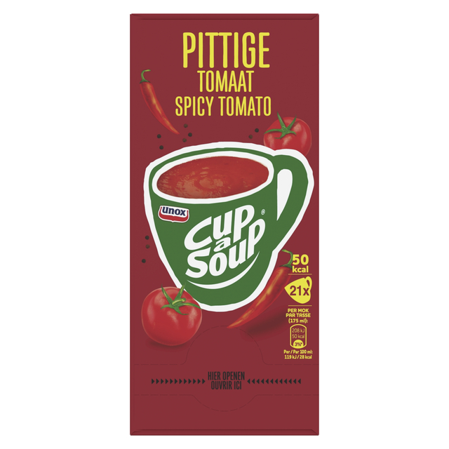 Cup-a-Soup Unox pittige tomaat 21x175ml