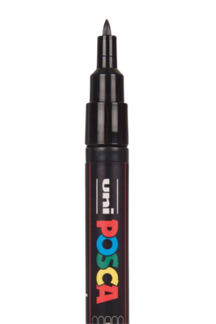 Verfstift Posca PC1MC extra fijn lichtroze