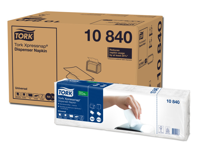 Tork Xpressnap Napkin Tafelservet Wit 1lgs N4 8x1125st