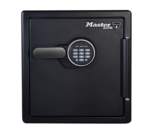 Kluis MasterLock brandvrij en waterdicht electronisch combi-slot XL zwart ZA43