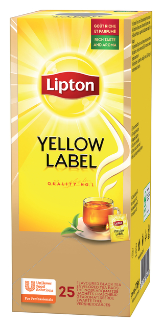 Thee Lipton yellow label 25x1.5gr