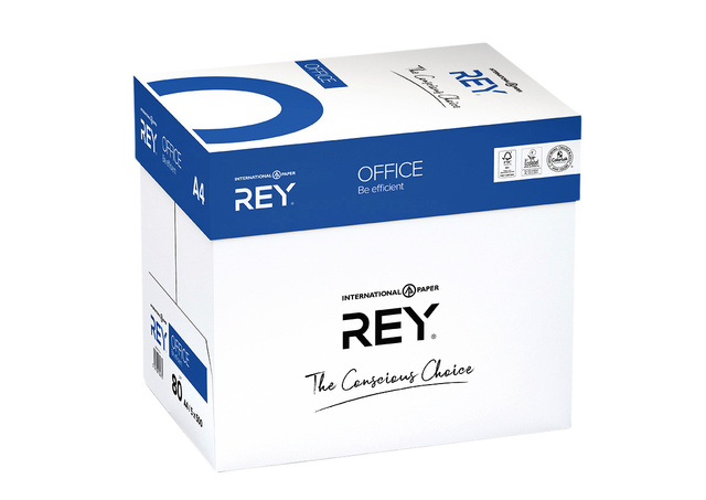 Kopieerpapier Rey Office A4 80gr wit 500 vel