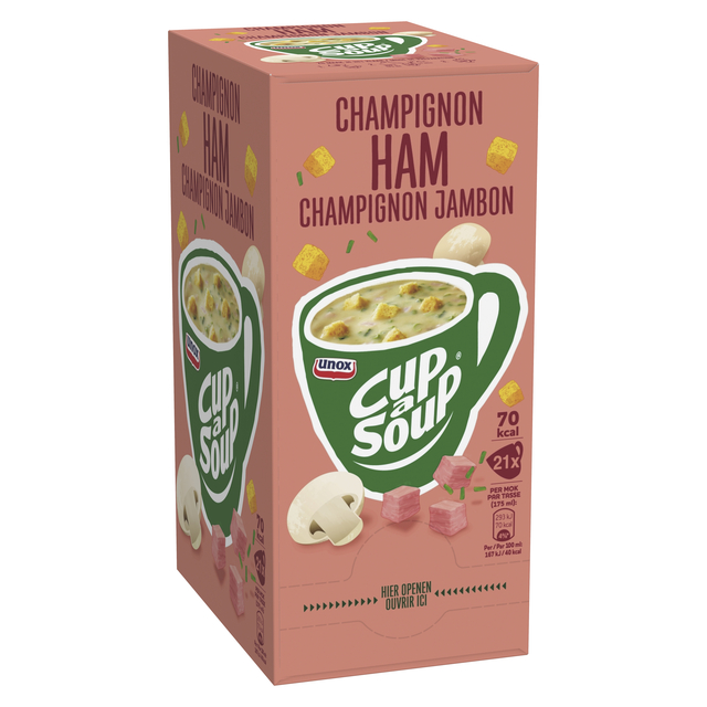 Cup-a-Soup Unox champignon ham 21x175ml