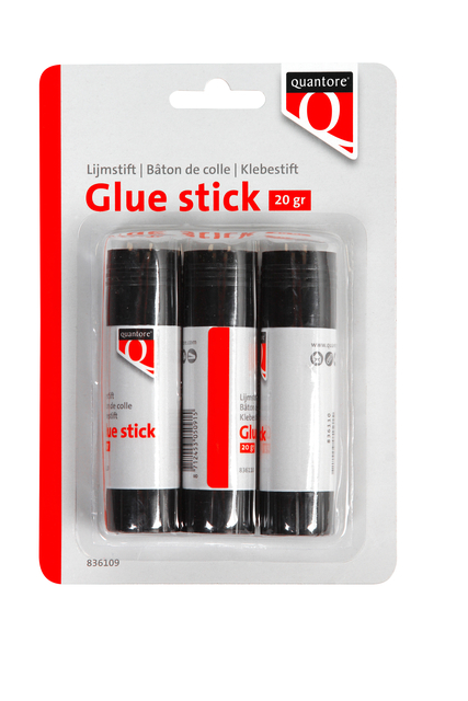 Lijmstift Quantore 3x20gr blister