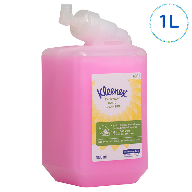 Handzeep Kleenex dagelijk gebruik roze 1000ml 6331