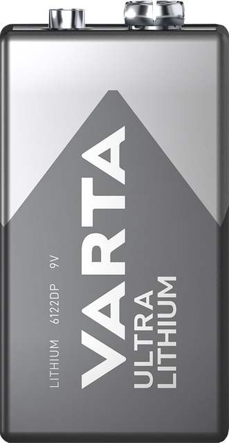 Batterij Varta Ultra lithium 9Volt