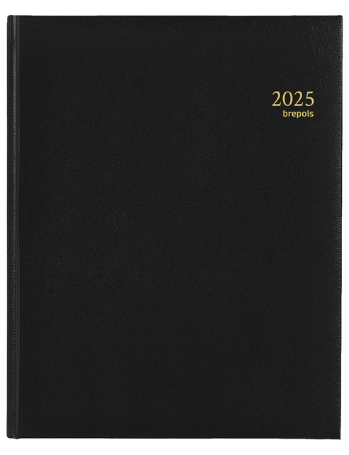 Agenda 2025 Brepols Concorde Lima 7dagen/2pagina's zwart