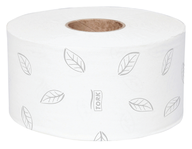 Toiletpapier Tork Mini jumbo T2 premium 3-laags 12x120mtr wit 110255