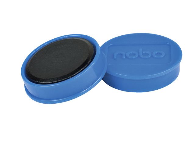 Magneet Nobo 32mm 800gr blauw 10 stuks