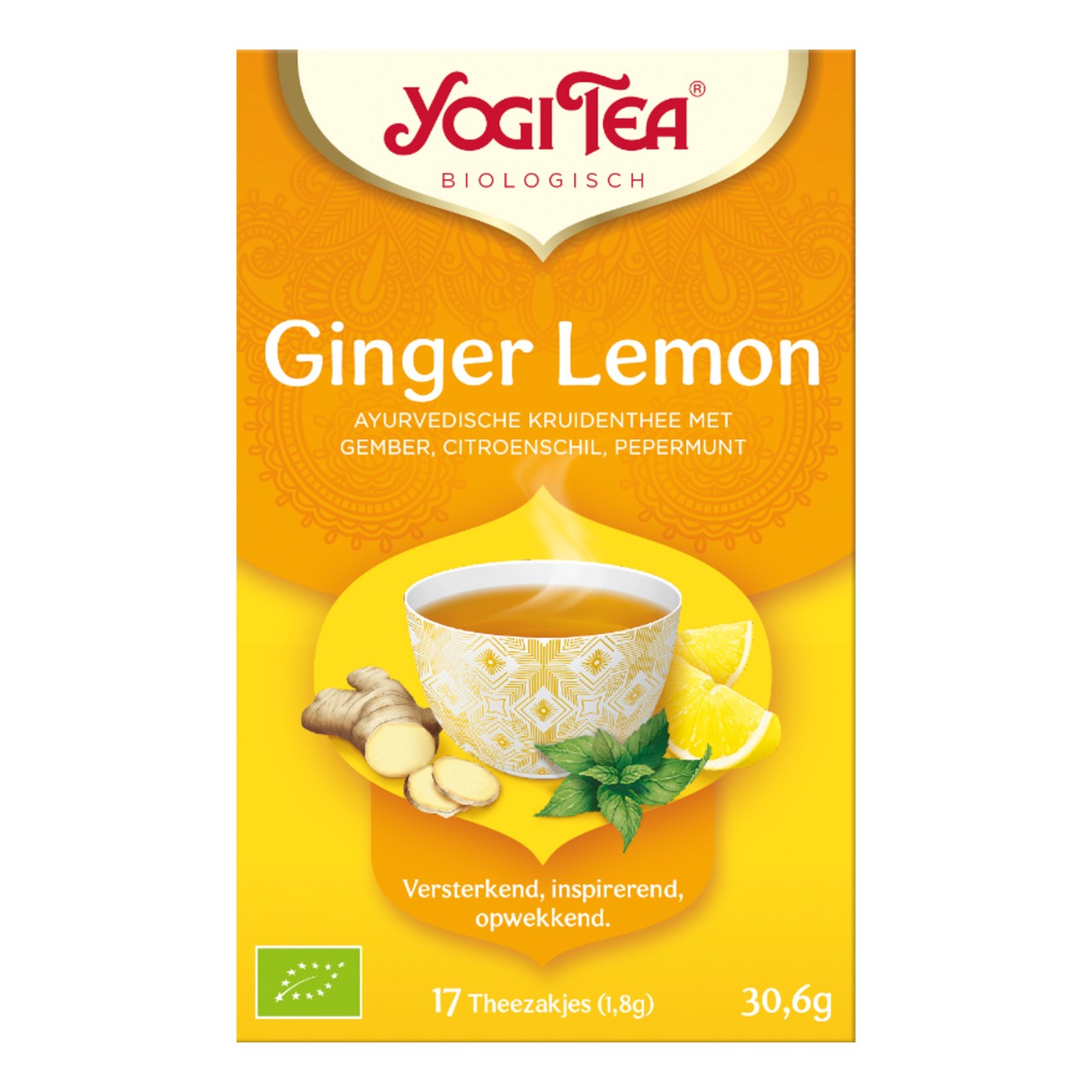 Yogi thee Green ginger-lemon 1x 17st.