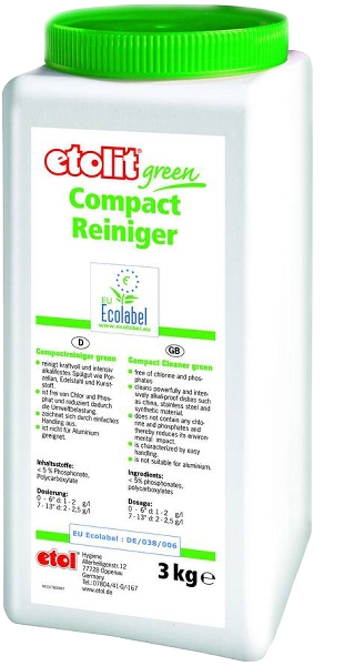 Etolit CR Green Vaatwasmiddel doos 4x3 kg