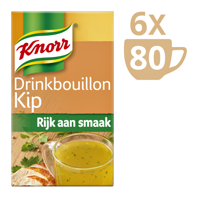 Drinkbouillon Knorr kip tuinkruiden 80 stuks