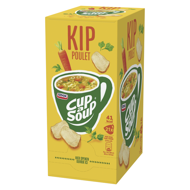 Cup-a-Soup Unox kip 21x175ml