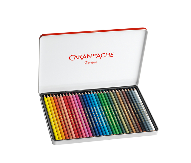 Kleurpotloden Caran d'Ache Swisscolor aquarel 30stuks ass.