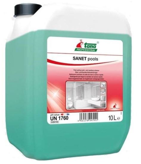 Tana Sanet Pools Sanitairreiniger 10ltr per stuk