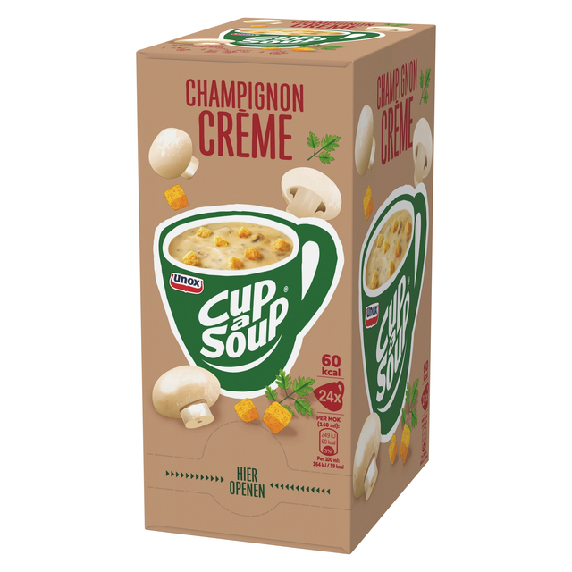 Cup-a-Soup Unox champignon crème 24x140ml