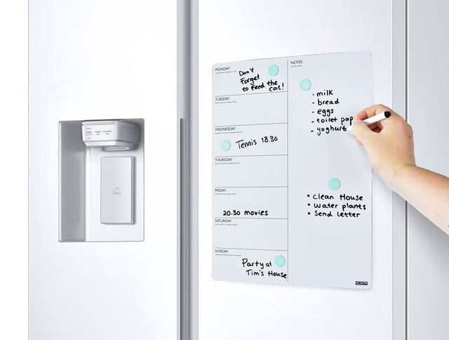 Magnetische planner Desq week 40x30cm magnetisch