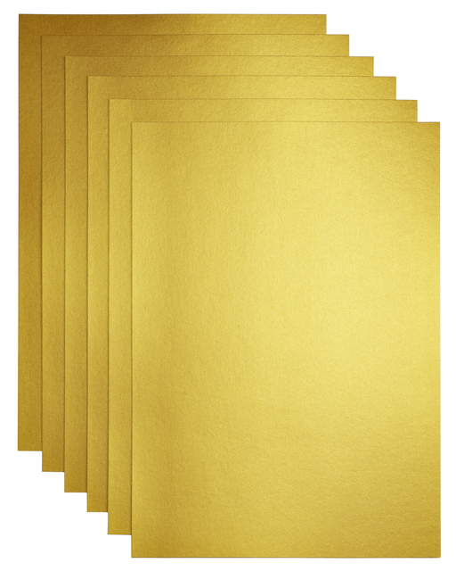 Kopieerpapier Papicolor A4 300gr 3 vel metallic goud