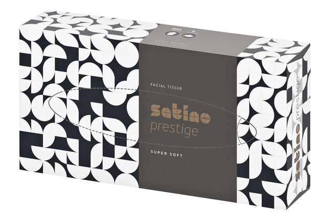 Facial tissues Satino Prestige 2-laags 100vel wit 206450