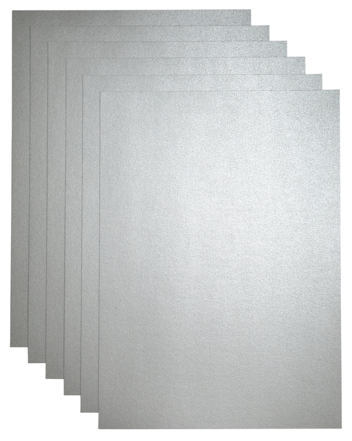 Kopieerpapier Papicolor A4 300gr 3 vel metallic zilver