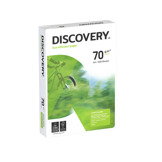 Kopieerpapier Discovery A4 70gr wit 500 vel