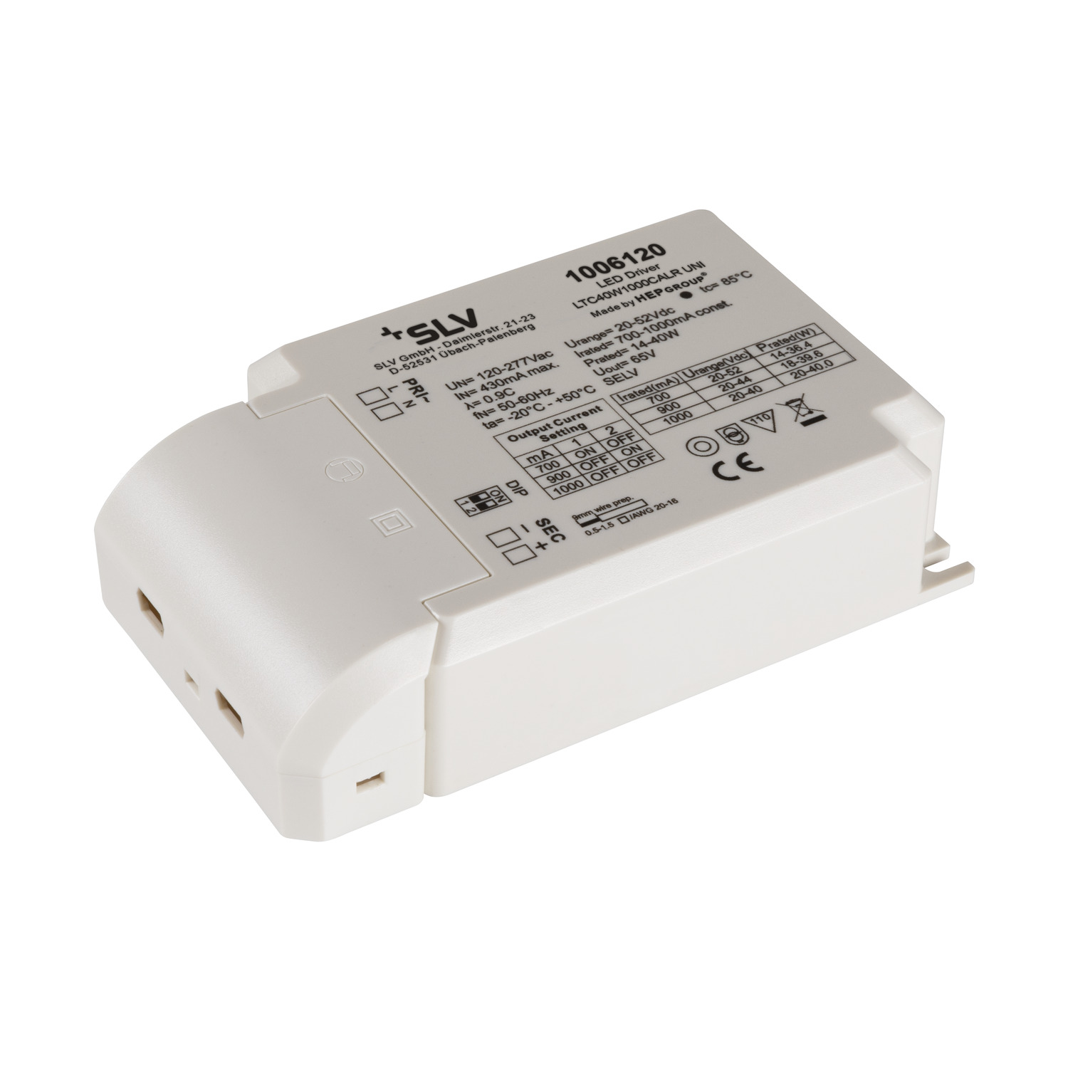 LED-driver 40W 700/900/1000mA