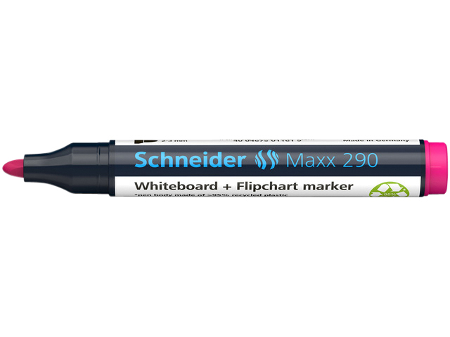 Viltstift Schneider Maxx 290 whiteboard rond 2-3mm assorti doos à 5+1 gratis