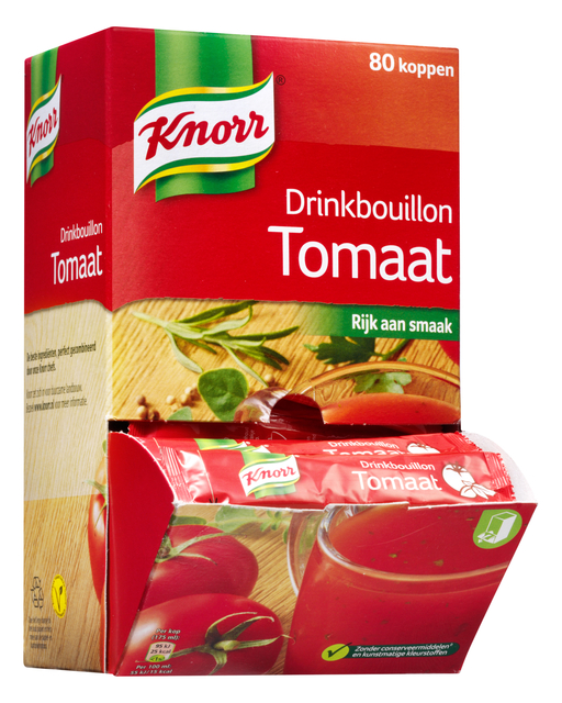 Drinkbouillon Knorr tomaat 80 stuks