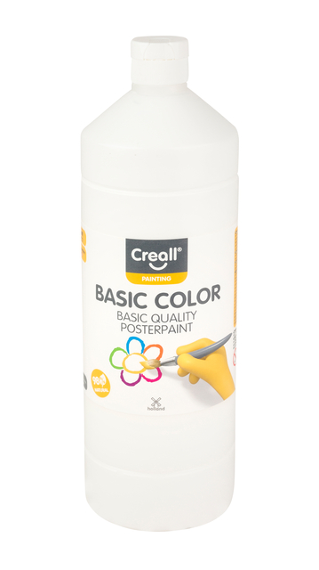 Plakkaatverf Creall basic wit 1000ml