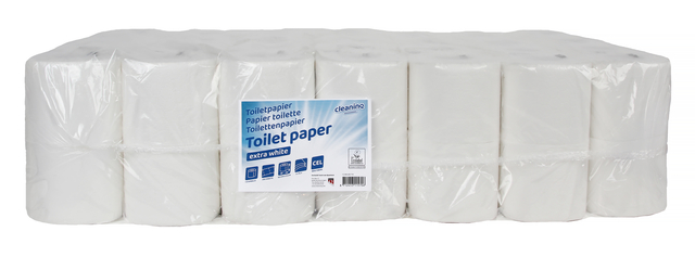 Toiletpapier Cleaninq 3-laags 250vel wit