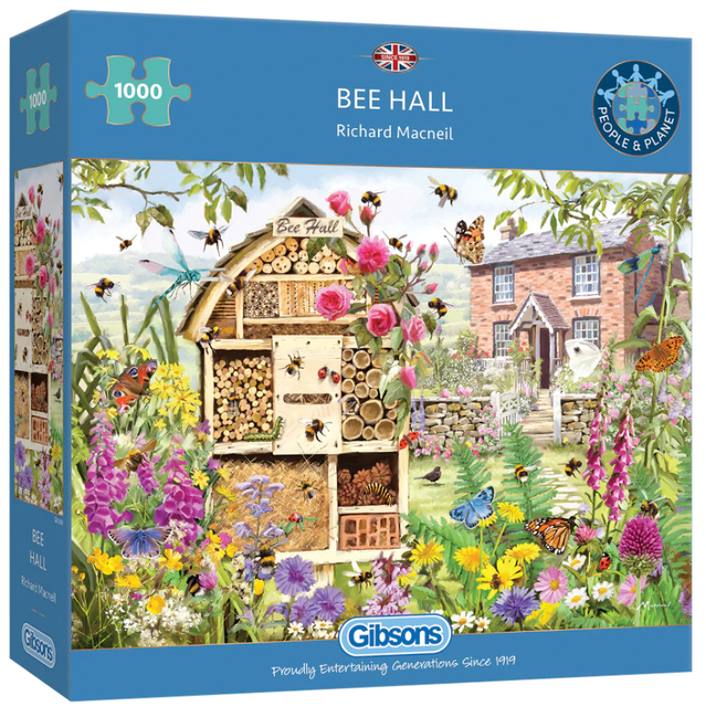 Puzzel Gibsons Bee Hall 1000st