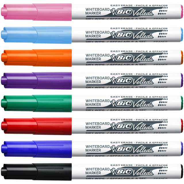 Viltstift Bic Velleda 1741 whiteboard rond medium blauw