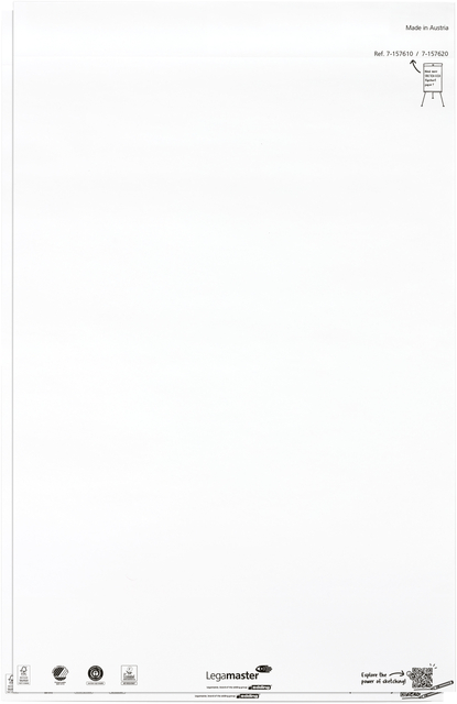 Flipoverpapier Legamaster SKETCH ECO blanco 2x 50 vellen