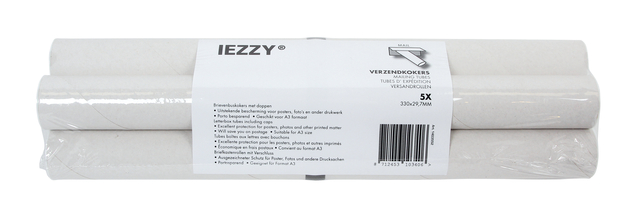 Verzendkoker IEZZY A3 330x29.7x1.2mm 5 stuks