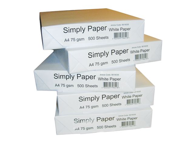 heerlijkheid Reserve Bijdrage Prima White Label A4 Papier, Wit (pak 500 vel) | ADV2729