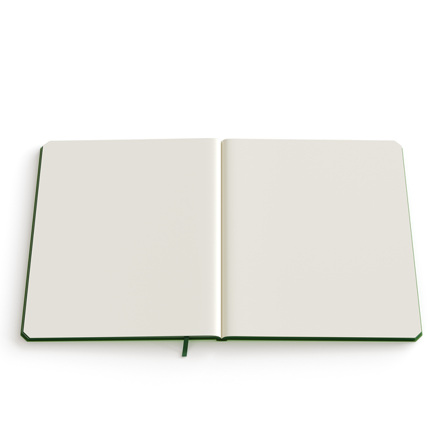 Notitieboek de KEMPEN Origin 171x220mm blanco 192 pagina's 90gr groen