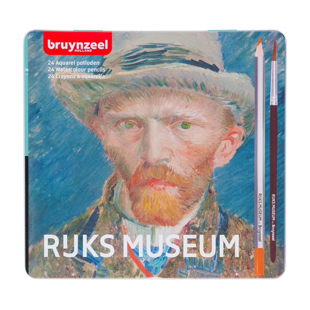 Aquarelpotlood Bruynzeel Rijksmuseum Van Gogh set á 24 stuks assorti