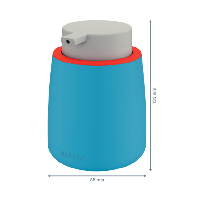 Handzeepdispenser Leitz Cosy voor handzeep 300ml blauw