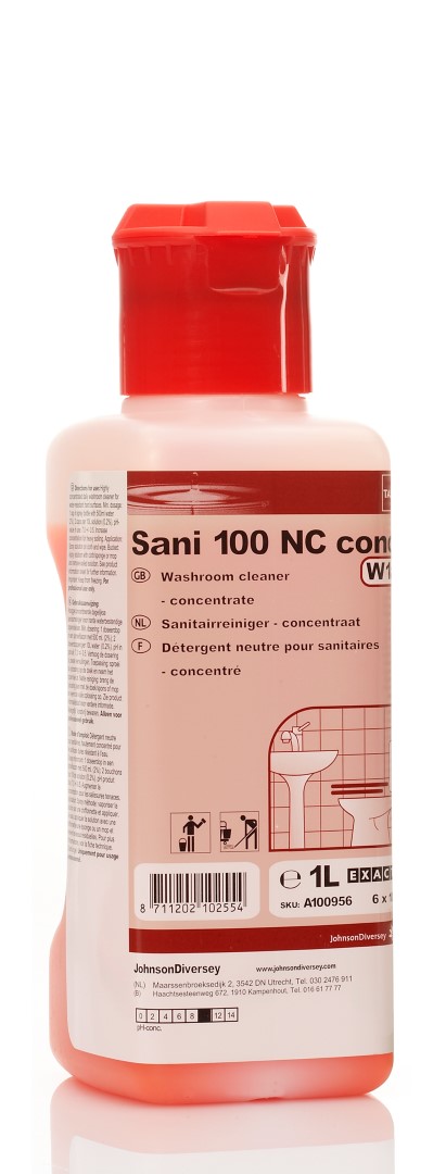 Taski Sani 100 conc W1a Sanitairreiniger 1ltr per stuk