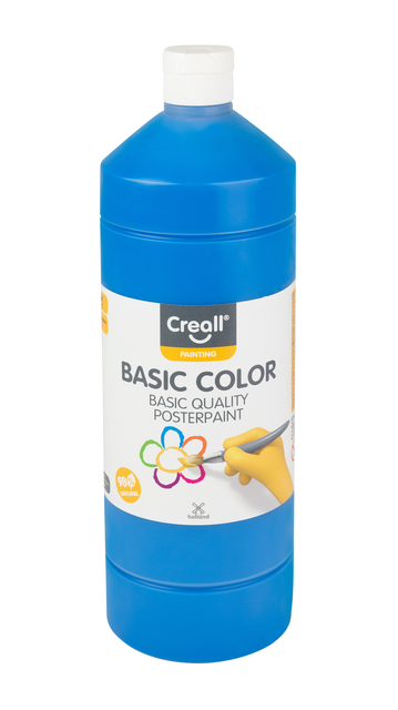 Plakkaatverf Creall basic blauw 1000ml